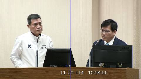 2025-11-20 09:00 第11屆 第4會期 主辦單位：外交及國防委員會 黃仁委員質詢封面