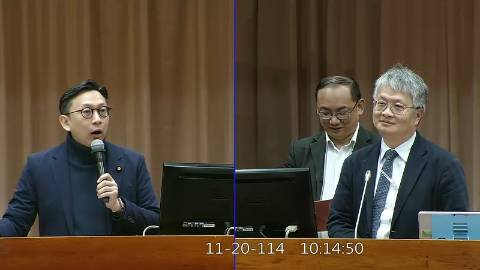 2025-11-20 09:00 第11屆 第4會期 主辦單位：教育及文化委員會 葛如鈞委員質詢封面