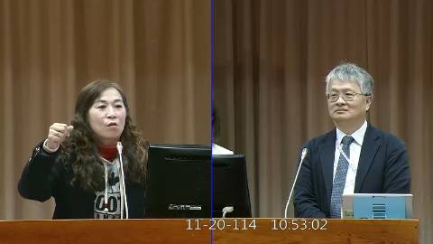 2025-11-20 09:00 第11屆 第4會期 主辦單位：教育及文化委員會 林宜瑾委員質詢封面