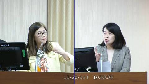 2025-11-20 09:00 第11屆 第4會期 主辦單位：內政委員會 許宇甄委員質詢封面