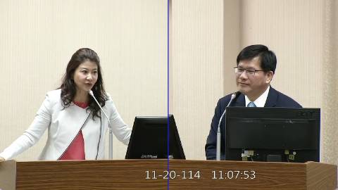 2025-11-20 09:00 第11屆 第4會期 主辦單位：外交及國防委員會 林楚茵委員質詢封面