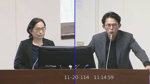 2025-11-20 09:00 第11屆 第4會期 主辦單位：經濟委員會 黃國昌委員質詢封面