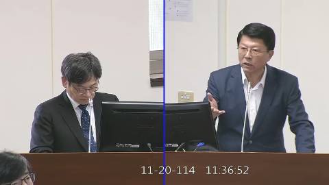2025-11-20 09:00 第11屆 第4會期 主辦單位：經濟委員會 謝龍介委員質詢封面