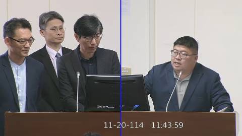 2025-11-20 09:00 第11屆 第4會期 主辦單位：經濟委員會 蔡易餘委員質詢封面