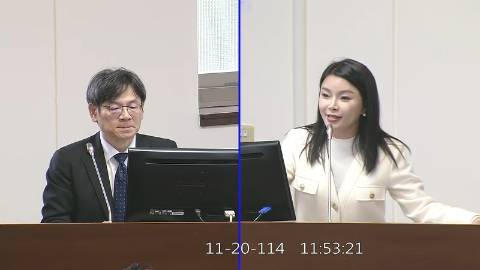2025-11-20 09:00 第11屆 第4會期 主辦單位：經濟委員會 張嘉郡委員質詢封面