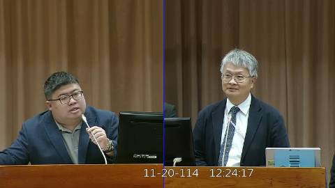 2025-11-20 09:00 第11屆 第4會期 主辦單位：教育及文化委員會 蔡易餘委員質詢封面