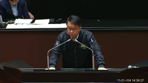 2025-11-21 09:00 第11屆 第4會期 主辦單位：院會 吳秉叡委員質詢封面