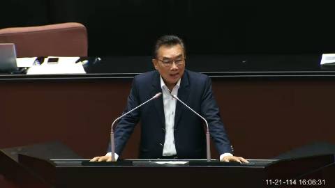 2025-11-21 09:00 第11屆 第4會期 主辦單位：院會 林國成委員質詢封面