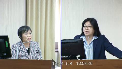 2025-11-24 09:00 第11屆 第4會期 主辦單位：內政委員會 王美惠委員質詢封面