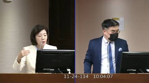 2025-11-24 09:00 第11屆 第4會期 主辦單位：社會福利及衛生環境委員會 王育敏委員質詢封面