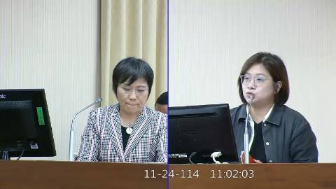 2025-11-24 09:00 第11屆 第4會期 主辦單位：內政委員會 陳培瑜委員質詢封面
