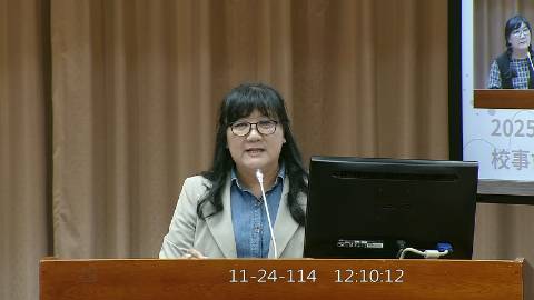 2025-11-24 09:00 第11屆 第4會期 主辦單位：教育及文化委員會 伍麗華Saidhai Tahovecahe委員質詢封面