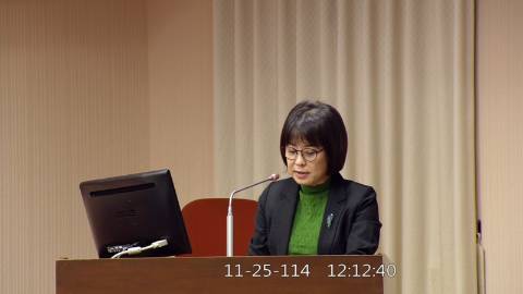 2025-11-25 12:00 第11屆 第4會期 主辦單位：程序委員會 林月琴委員質詢封面