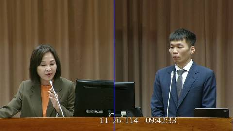 2025-11-26 09:00 第11屆 第4會期 主辦單位：教育及文化委員會 柯志恩委員質詢封面