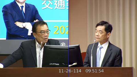 2025-11-26 09:00 第11屆 第4會期 主辦單位：交通委員會 林國成委員質詢封面