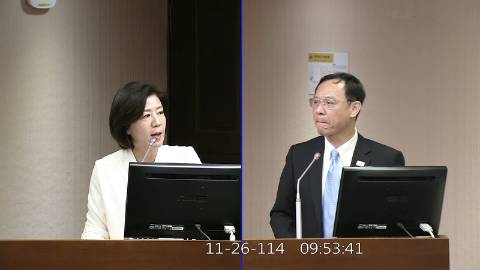 2025-11-26 09:00 第11屆 第4會期 主辦單位：社會福利及衛生環境委員會 王育敏委員質詢封面
