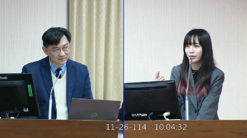 2025-11-26 09:00 第11屆 第4會期 主辦單位：內政委員會 黃捷委員質詢封面