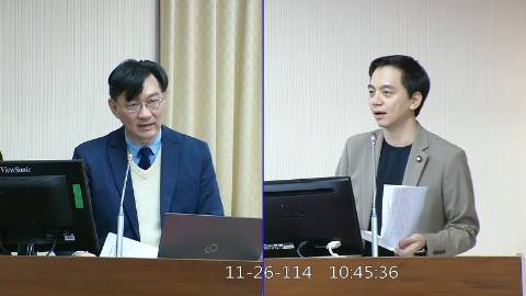 2025-11-26 09:00 第11屆 第4會期 主辦單位：內政委員會 牛煦庭委員質詢封面