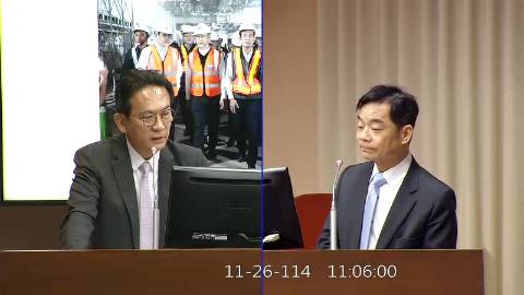 2025-11-26 09:00 第11屆 第4會期 主辦單位：交通委員會 林俊憲委員質詢封面