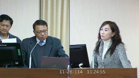 2025-11-26 09:00 第11屆 第4會期 主辦單位：內政委員會 林宜瑾委員質詢封面