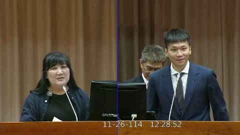 2025-11-26 09:00 第11屆 第4會期 主辦單位：教育及文化委員會 伍麗華Saidhai Tahovecahe委員質詢封面