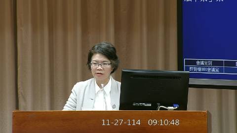 2025-11-27 09:00 第11屆 第4會期 主辦單位：教育及文化委員會 劉書彬委員質詢封面