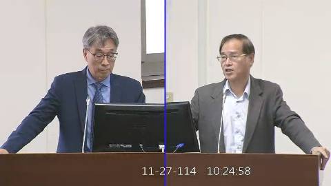 2025-11-27 09:00 第11屆 第4會期 主辦單位：經濟委員會 鄭天財Sra Kacaw委員質詢封面