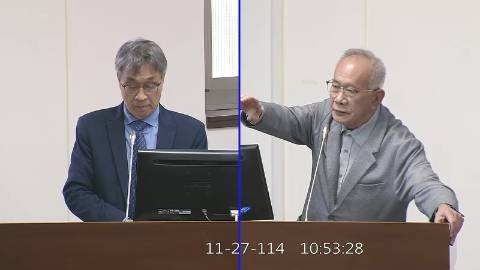 2025-11-27 09:00 第11屆 第4會期 主辦單位：經濟委員會 陳超明委員質詢封面