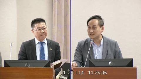 2025-11-27 09:00 第11屆 第4會期 主辦單位：司法及法制委員會 葉元之委員質詢封面