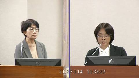 2025-11-27 09:00 第11屆 第4會期 主辦單位：司法及法制委員會 林倩綺委員質詢封面