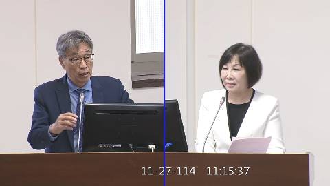 2025-11-27 09:00 第11屆 第4會期 主辦單位：經濟委員會 呂玉玲委員質詢封面