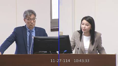 2025-11-27 09:00 第11屆 第4會期 主辦單位：經濟委員會 張嘉郡委員質詢封面