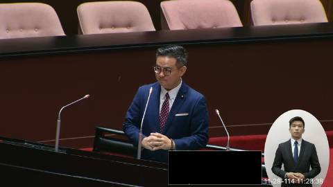 2025-11-28 09:00 第11屆 第4會期 主辦單位：院會 黃健豪委員質詢封面