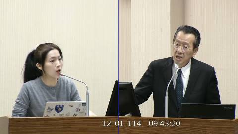 2025-12-01 09:00 第11屆 第4會期 主辦單位:外交及國防委員會 徐巧芯委員質詢封面