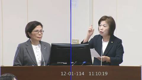 2025-12-01 09:00 第11屆 第4會期 主辦單位:經濟委員會 楊瓊瓔委員質詢封面
