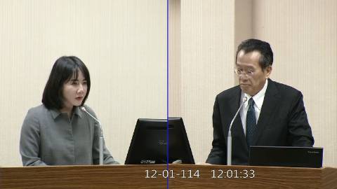 2025-12-01 09:00 第11屆 第4會期 主辦單位：外交及國防委員會 謝衣鳯委員質詢封面