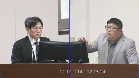 2025-12-01 09:00 第11屆 第4會期 主辦單位：經濟委員會 蔡易餘委員質詢封面