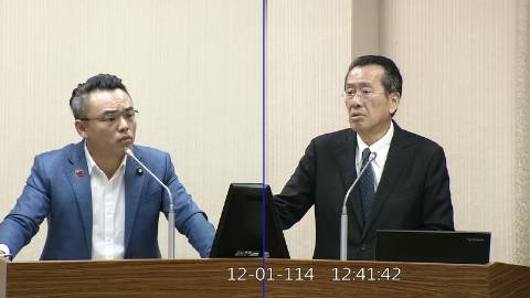 2025-12-01 09:00 第11屆 第4會期 主辦單位：外交及國防委員會 洪孟楷委員質詢封面