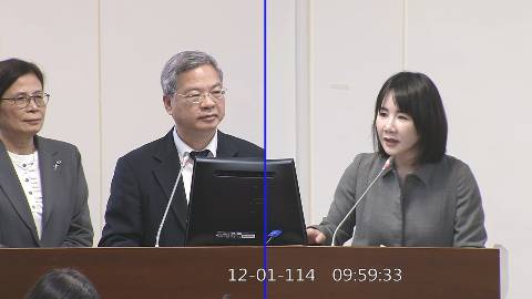 2025-12-01 09:00 第11屆 第4會期 主辦單位：經濟委員會 謝衣鳯委員質詢封面
