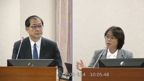 2025-12-03 09:00 第11屆 第4會期 主辦單位：司法及法制委員會 林倩綺委員質詢封面