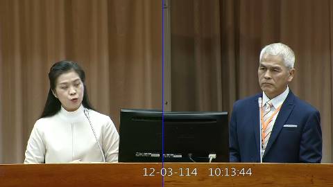 2025-12-03 09:00 第11屆 第4會期 主辦單位：教育及文化委員會 陳秀寳委員質詢封面