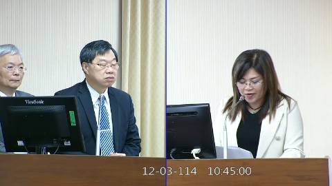 2025-12-03 09:00 第11屆 第4會期 主辦單位：內政委員會 麥玉珍委員質詢封面