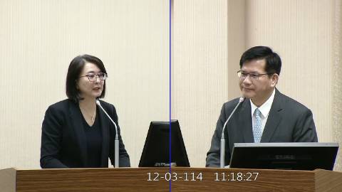 2025-12-03 09:00 第11屆 第4會期 主辦單位：外交及國防委員會 王鴻薇委員質詢封面