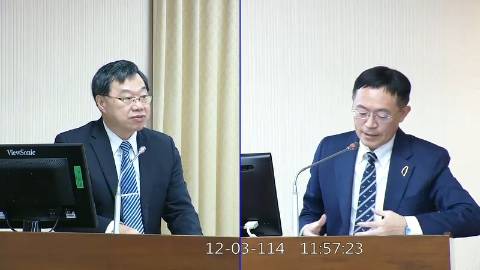 2025-12-03 09:00 第11屆 第4會期 主辦單位：內政委員會 李坤城委員質詢封面