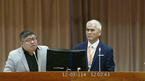 2025-12-03 09:00 第11屆 第4會期 主辦單位：教育及文化委員會 蔡易餘委員質詢封面