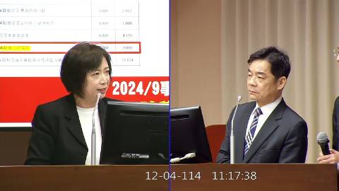 2025-12-04 09:00 第11屆 第4會期 主辦單位：交通委員會 何欣純委員質詢封面