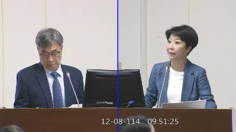 2025-12-08 09:00 第11屆 第4會期 主辦單位:經濟委員會 陳亭妃委員質詢封面