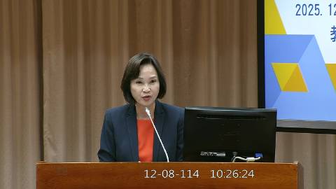 2025-12-08 09:00 第11屆 第4會期 主辦單位:教育及文化委員會 柯志恩委員質詢封面