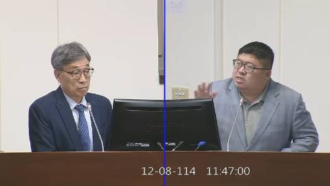 2025-12-08 09:00 第11屆 第4會期 主辦單位:經濟委員會 蔡易餘委員質詢封面