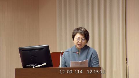2025-12-09 12:00 第11屆 第4會期 主辦單位:程序委員會 范雲委員質詢封面